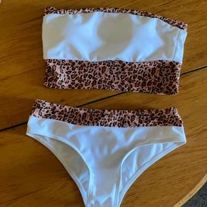 Shein small 2 piece swim bikini strapless
